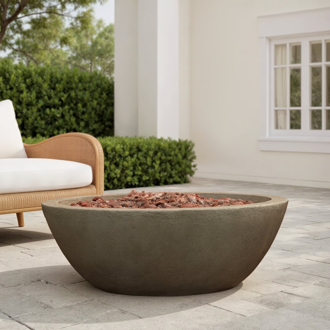 RIVERSIDE Propane Fire Bowl with Natural Gas Conversion Kit by Real Flame